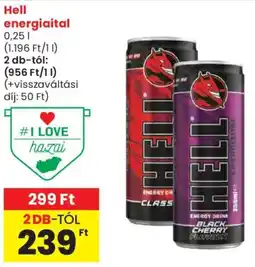 Spar Hell energiaital ajánlat