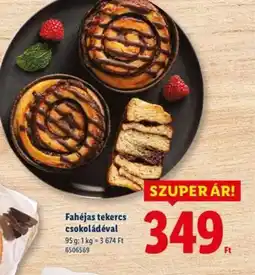 Lidl Fahéjas tekercs csokoládéval ajánlat