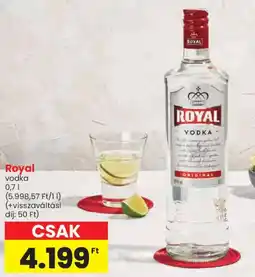Spar Royal vodka ajánlat