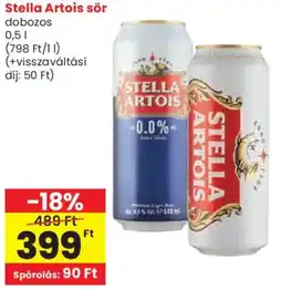 Spar Stella Artois sör ajánlat