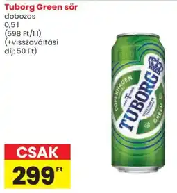 Spar Tuborg Green sör ajánlat