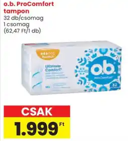 Spar o.b. ProComfort tampon ajánlat