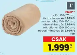 Spar Pléd ajánlat