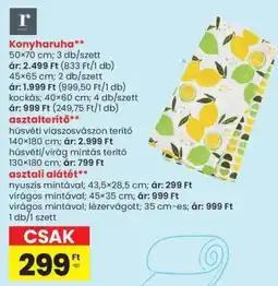 Spar Asztali alátét ajánlat
