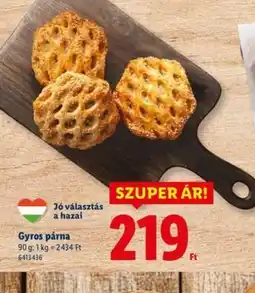 Lidl Gyros párna ajánlat