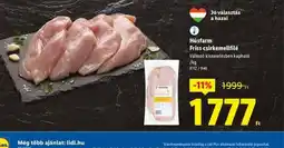 Lidl Húsfarm Friss csirkemellfilé ajánlat