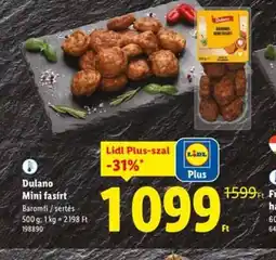 Lidl Dulano Mini fasírt ajánlat