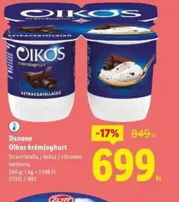 Lidl Danone Oikos krémjoghurt ajánlat