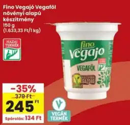 Interspar Fino Vegajó Vegaföl növényi alapú készítmény ajánlat