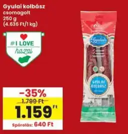 Interspar Gyulai kolbász ajánlat