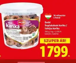 Lidl DETKI mini karika ajánlat