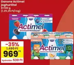 Interspar Danone Actimel joghurtital ajánlat