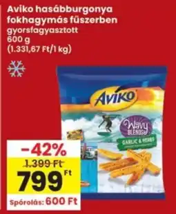 Interspar Aviko hasábburgonya fokhagymás fűszerben ajánlat