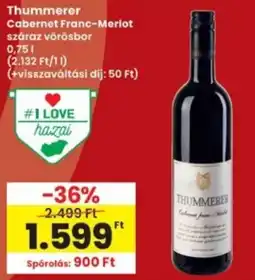 Interspar Thummerer Cabernet Franc-Merlot ajánlat