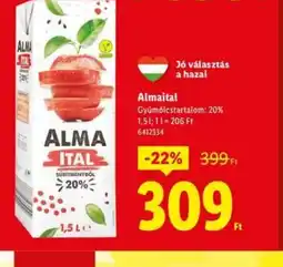 Lidl ALMA ITAL ajánlat