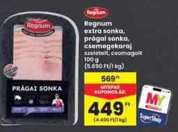Interspar Regnum extra sonka, prágai sonka, csemegekaraj ajánlat