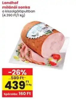 Interspar Landhof milánói sonka ajánlat