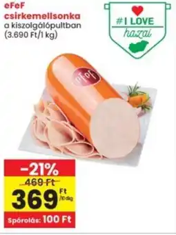 Interspar eFeF csirkemellsonka ajánlat