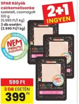 Interspar SPAR Kölyök csirkemellsonka ajánlat