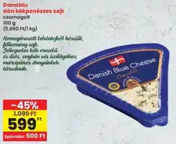 Interspar Danablu dán kékpenészes sajt ajánlat