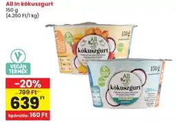 Interspar All In kókuszgurt ajánlat
