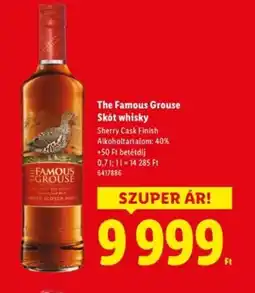 Lidl The Famous Grouse Skt whisky ajánlat
