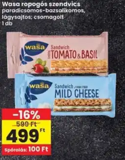 Interspar Wasa ropogós szendvics ajánlat