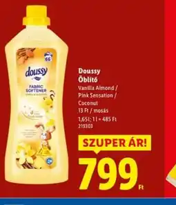 Lidl Doussy Öblítő ajánlat