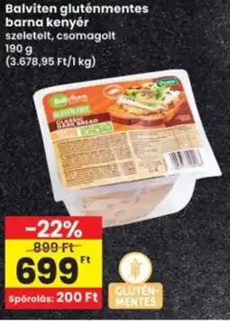 Interspar Balviten gluténmentes barna kenyér ajánlat