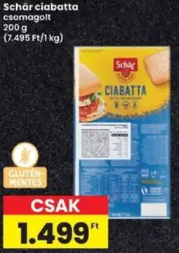 Interspar Schär ciabatta ajánlat