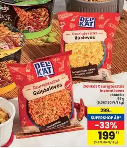 Interspar Delikát Csurigtésztás instant leves ajánlat