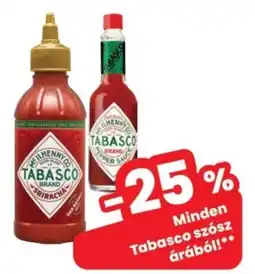 Interspar Tabasco szósz ajánlat