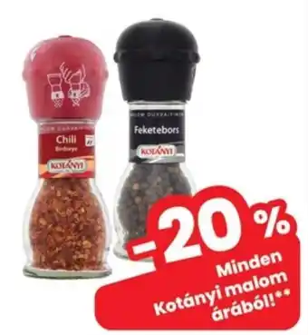 Interspar Kotányi malom ajánlat
