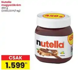 Interspar Nutella mogyorókrém ajánlat
