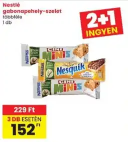 Interspar Nestlé gabonapehely-szelet ajánlat