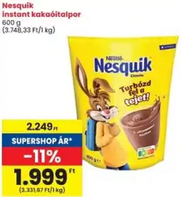 Interspar Nesquik instant kakaóitalpor ajánlat