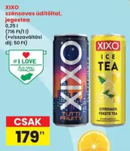 Interspar XIXO szénsavas üdítőital, jegestea ajánlat