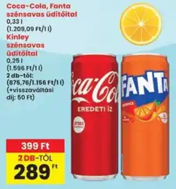 Interspar Coca-Cola, Fanta szénsavas üdítőital ajánlat