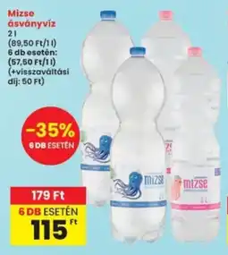 Interspar Mizse ásványvíz ajánlat