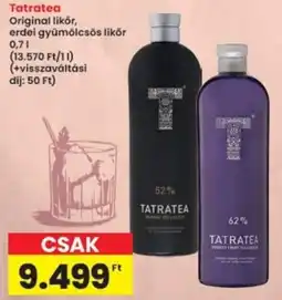 Interspar Tatratea Original likör ajánlat