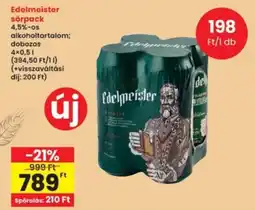 Interspar Edelmeister sörpack ajánlat