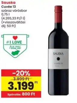 Interspar Sauska Cuvée 13 ajánlat