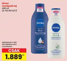 Interspar Nivea testápoló tej ajánlat