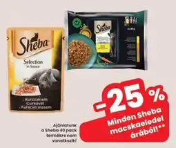 Interspar Sheba macskaeledel ajánlat