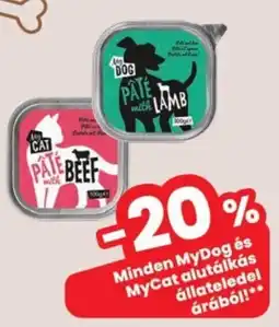 Interspar MyDog és MyCat alutálkás állateledel ajánlat