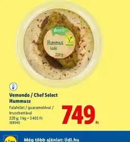 Lidl Vemondo / Chef Select Hummusz ajánlat