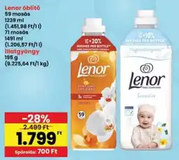 Interspar Lenor öblítő / illatgyöngy ajánlat