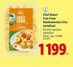 Lidl Chef Select Free From tortelloni ajánlat