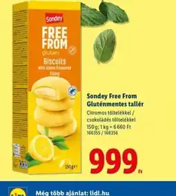 Lidl Sondey Free From Gluténmentes tallér ajánlat