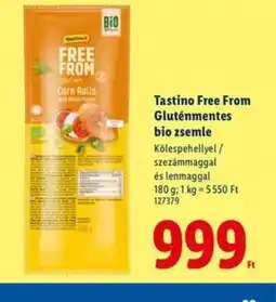Lidl Tastino Free From bio zsemle ajánlat